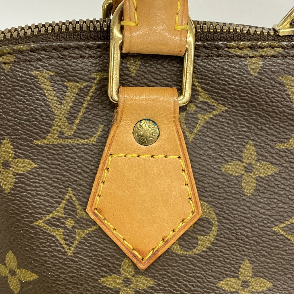 LOUIS VUITTON Authentic Brown Monogram Alma Bag - Picture 9 of 12